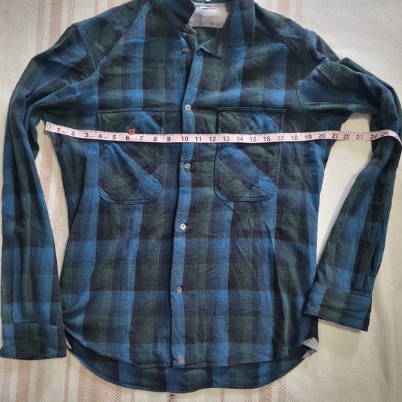 Paul Smith Flannel Shirt  RED EAR - Picture 3 of 6